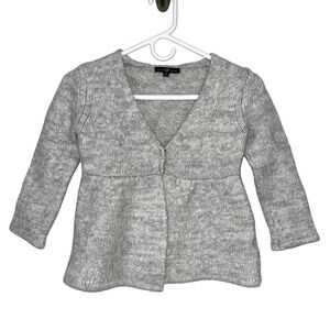 GAP Girl’s Gray Wool Blend Cardigan